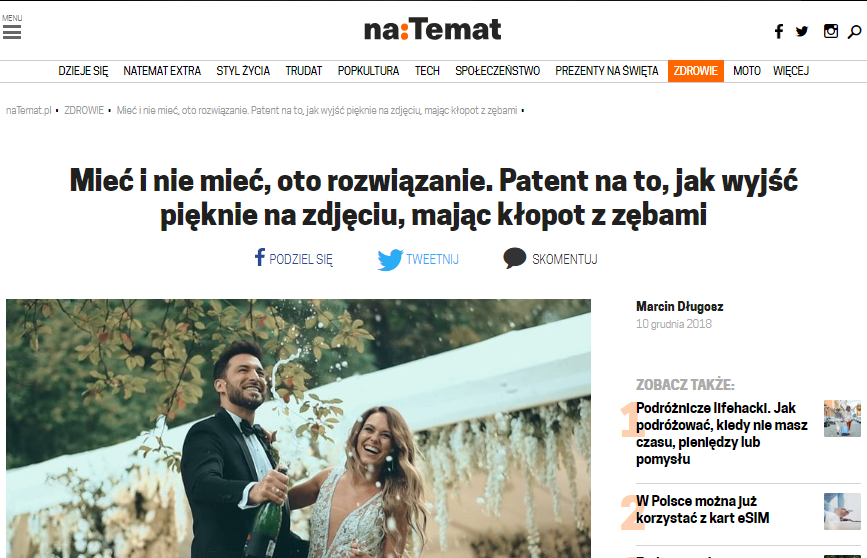 Klinika Proste Zęby na portalu natemat.pl